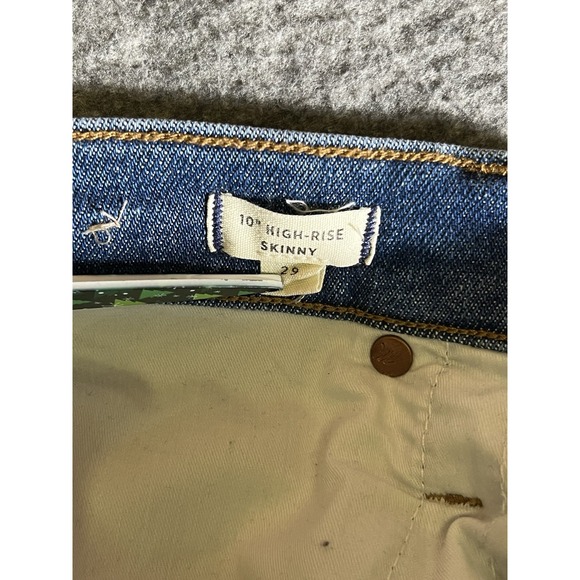 Madewell 10" High-Rise‎ Skinny Jeans Womens Size 25x29 - Picture 11 of 11